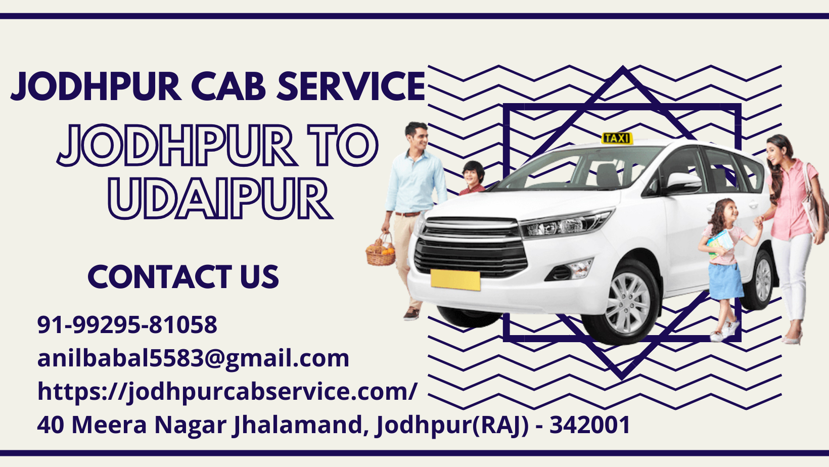 Jodhpur to Udaipur taxi service
